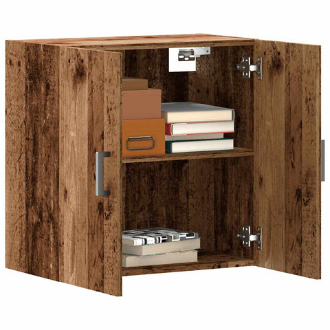 vidaXL Wandschrank Altholz-Optik 60x31x60 cm Holzwerkstoff