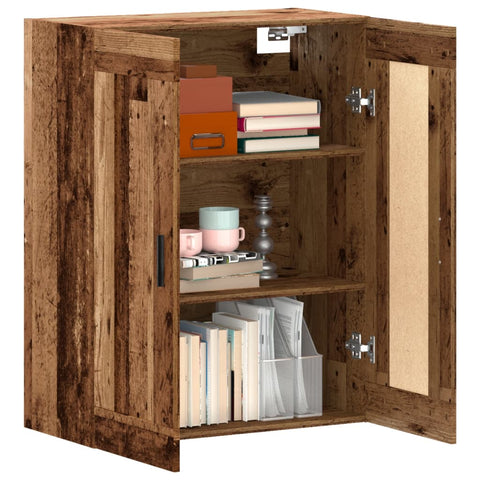 vidaXL Wandschrank Altholz-Optik 69,5x34x90 cm Holzwerkstoff