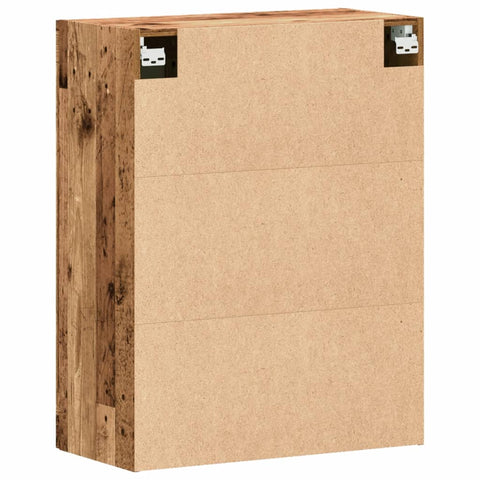 vidaXL Wandschrank Altholz-Optik 69,5x34x90 cm Holzwerkstoff