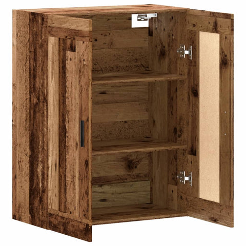 vidaXL Wandschrank Altholz-Optik 69,5x34x90 cm Holzwerkstoff