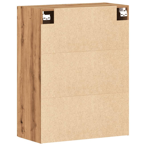 vidaXL Wandschrank Artisan-Eiche 69,5x34x90 cm Holzwerkstoff