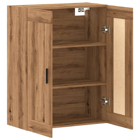 vidaXL Wandschrank Artisan-Eiche 69,5x34x90 cm Holzwerkstoff