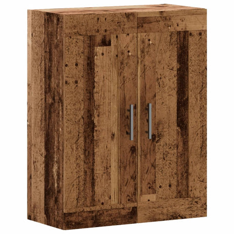 vidaXL Wandschrank Altholz-Optik 69,5x34x90 cm Holzwerkstoff