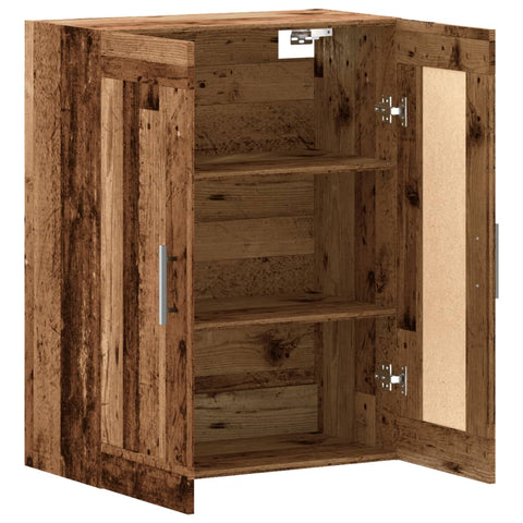 vidaXL Wandschrank Altholz-Optik 69,5x34x90 cm Holzwerkstoff