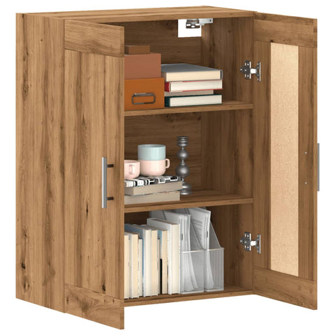 vidaXL Wandschrank Artisan-Eiche 69,5x34x90 cm Holzwerkstoff