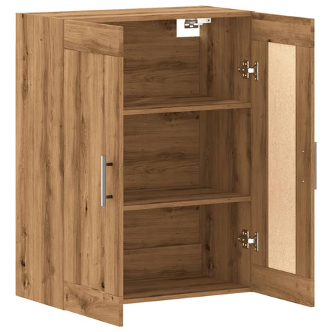 vidaXL Wandschrank Artisan-Eiche 69,5x34x90 cm Holzwerkstoff