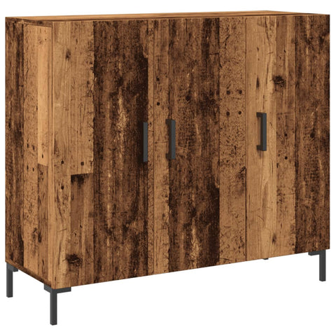 vidaXL Sideboard Altholz-Optik 90x34x80 cm Holzwerkstoff