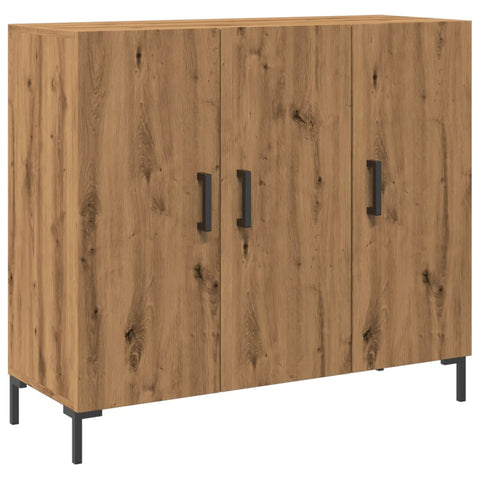 vidaXL Sideboard Artisan-Eiche 90x34x80 cm Holzwerkstoff