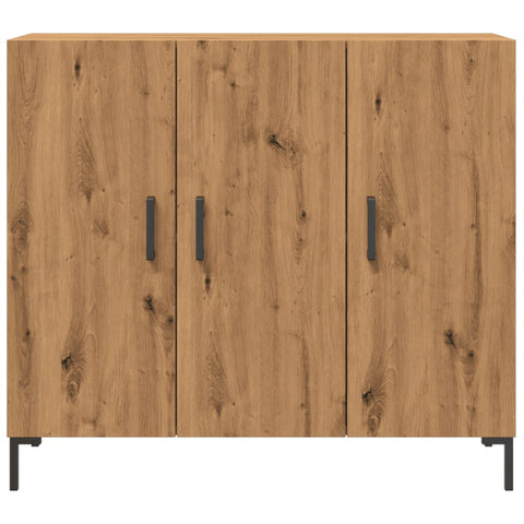 vidaXL Sideboard Artisan-Eiche 90x34x80 cm Holzwerkstoff