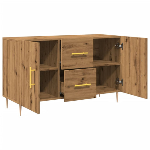 vidaXL Sideboard Artisan-Eiche 100x36x60 cm Holzwerkstoff