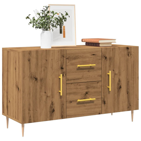 vidaXL Sideboard Artisan-Eiche 100x36x60 cm Holzwerkstoff