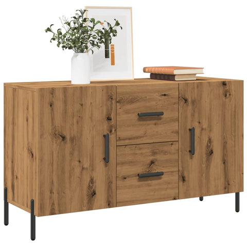 vidaXL Sideboard Artisan-Eiche 100x36x60 cm Holzwerkstoff