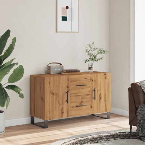 vidaXL Sideboard Artisan-Eiche 100x36x60 cm Holzwerkstoff