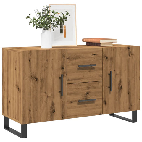 vidaXL Sideboard Artisan-Eiche 100x36x60 cm Holzwerkstoff