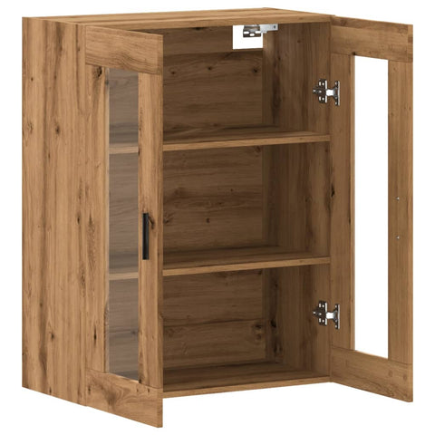 vidaXL Wandschrank Artisan-Eiche 69,5x34x90 cm