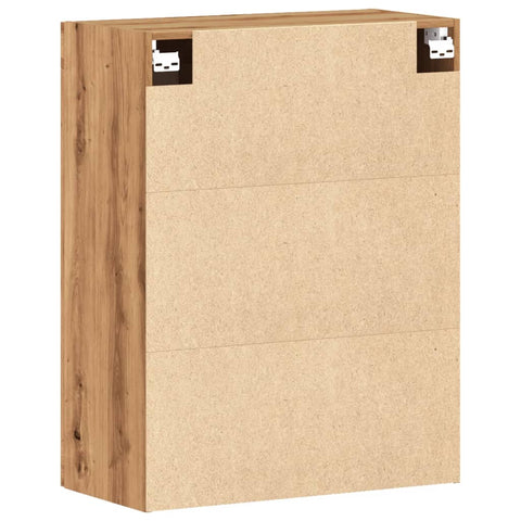 vidaXL Wandschrank Artisan-Eiche 69,5x34x90 cm