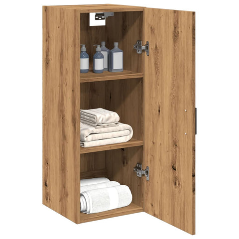 vidaXL Wandschrank Artisan-Eiche 34,5x34x90 cm Holzwerkstoff