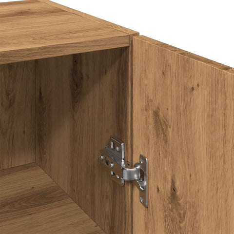 vidaXL Wandschrank Artisan-Eiche 34,5x34x90 cm Holzwerkstoff