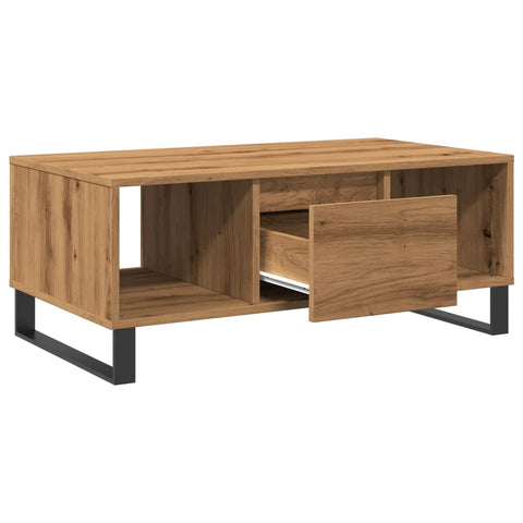 vidaXL Couchtisch Artisan-Eiche 90x50x36,5 cm Holzwerkstoff