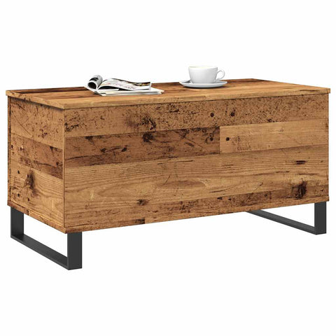 vidaXL Couchtisch Altholz-Optik 90x44,5x45 cm Holzwerkstoff