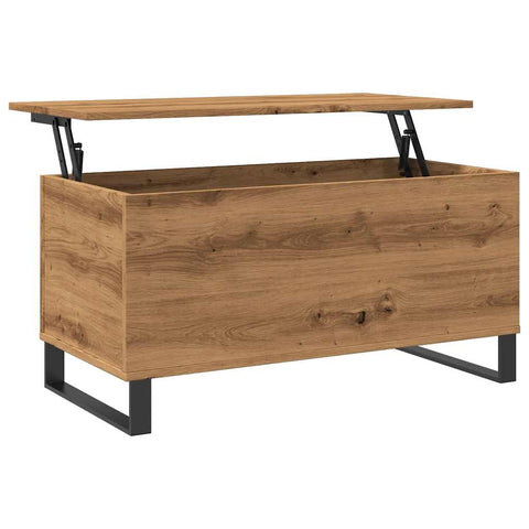 vidaXL Couchtisch Artisan-Eiche 90x44,5x45 cm Holzwerkstoff