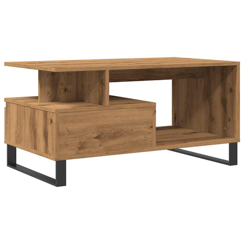 vidaXL Couchtisch Artisan-Eiche 90x49x45 cm Holzwerkstoff