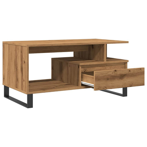 vidaXL Couchtisch Artisan-Eiche 90x49x45 cm Holzwerkstoff