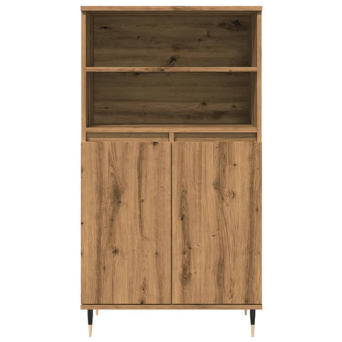 vidaXL Highboard Artisan-Eiche 60x36x110 cm Holzwerkstoff