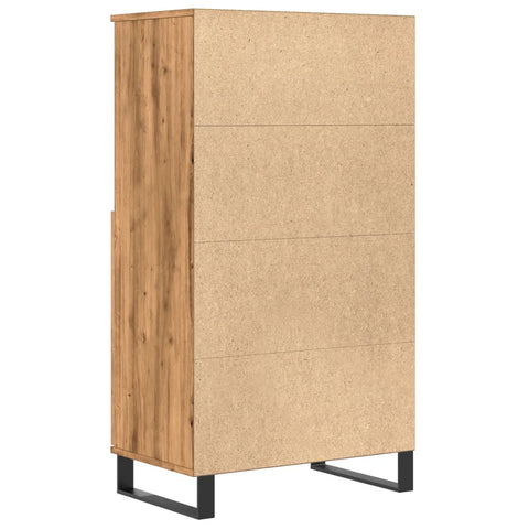 vidaXL Highboard Artisan-Eiche 60x36x110 cm Holzwerkstoff