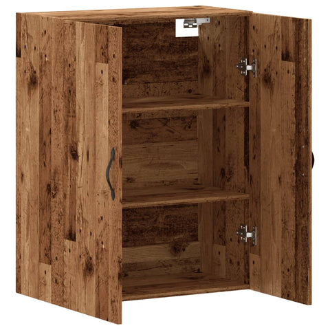 vidaXL Wandschrank Altholz-Optik 69,5x34x90 cm Holzwerkstoff