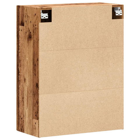 vidaXL Wandschrank Altholz-Optik 69,5x34x90 cm Holzwerkstoff