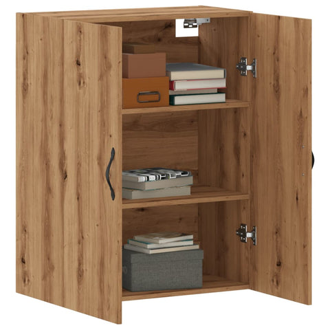 vidaXL Wandschrank Artisan-Eiche 69,5x34x90 cm Holzwerkstoff