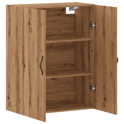 vidaXL Wandschrank Artisan-Eiche 69,5x34x90 cm Holzwerkstoff