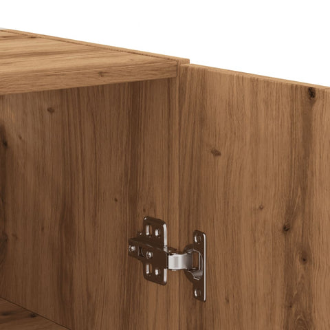 vidaXL Wandschrank Artisan-Eiche 69,5x34x90 cm Holzwerkstoff