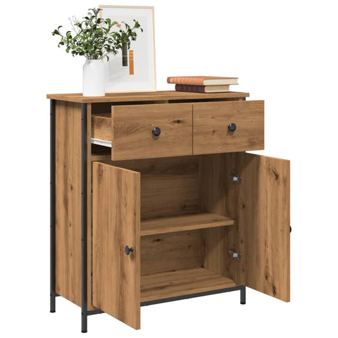 vidaXL Sideboard Artisan-Eiche 70x30x80 cm Holzwerkstoff