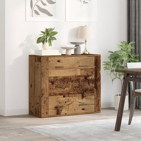 vidaXL Sideboard Altholz-Optik 80x33x70 cm Holzwerkstoff