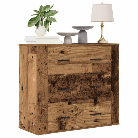 vidaXL Sideboard Altholz-Optik 80x33x70 cm Holzwerkstoff