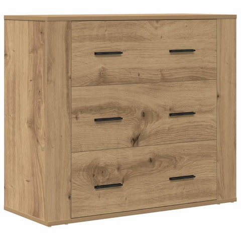 vidaXL Sideboard Artisan-Eiche 80x33x70 cm Holzwerkstoff