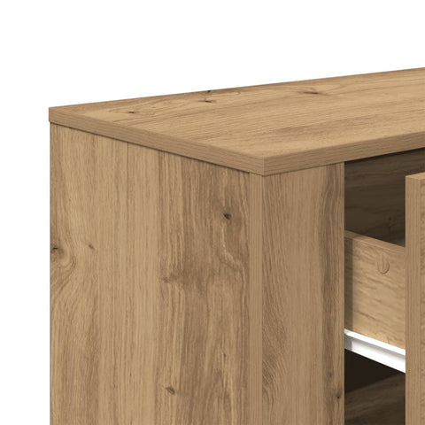 vidaXL Sideboard Artisan-Eiche 80x33x70 cm Holzwerkstoff