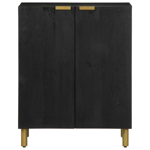 vidaXL Sideboard Schwarz 60x33x75 cm Holzwerkstoff