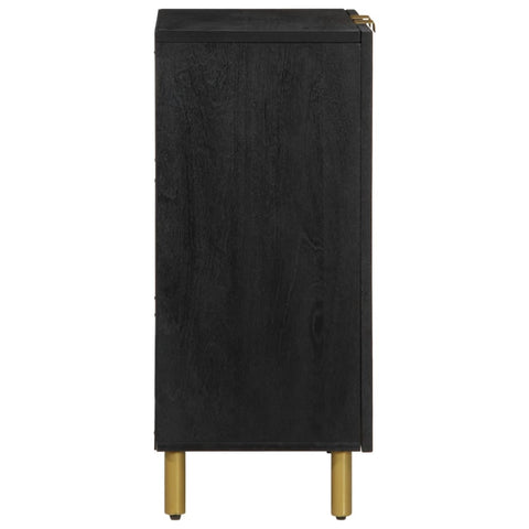 vidaXL Sideboard Schwarz 60x33x75 cm Holzwerkstoff