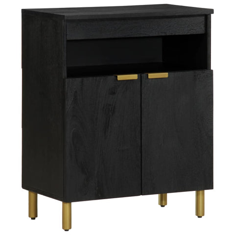 vidaXL Sideboard Schwarz 60x33x75 cm Holzwerkstoff