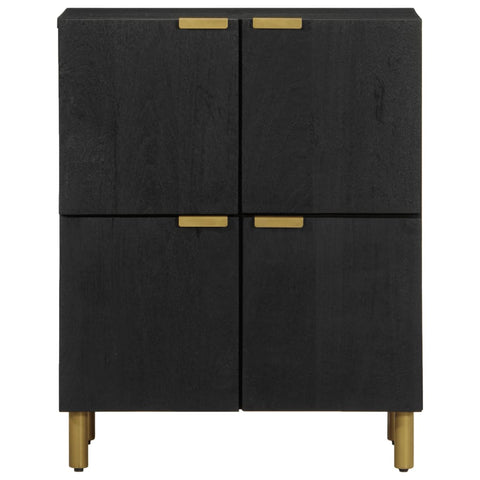 vidaXL Sideboard Schwarz 60x33x75 cm Holzwerkstoff