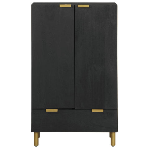 vidaXL Highboard Schwarz 60x33x100 cm Holzwerkstoff