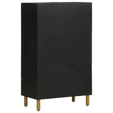 vidaXL Highboard Schwarz 60x33x100 cm Holzwerkstoff