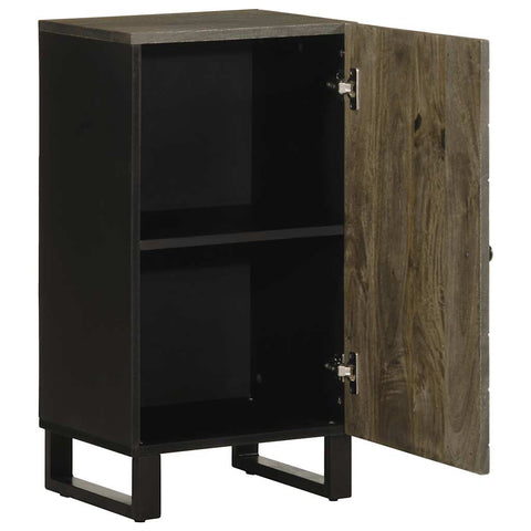 vidaXL Sideboard Schwarz 40x33x75 cm Massivholz Mango