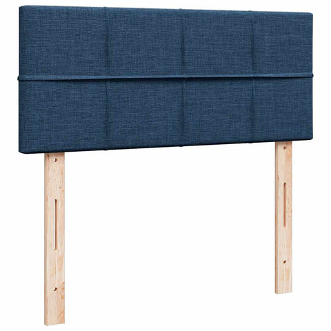 Ottoman-Bett mit Matratze Blau 120x190 cm Stoff