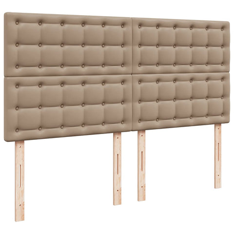 Ottoman-Bett mit Matratze Cappuccino-Braun 180x200cm Kunstleder