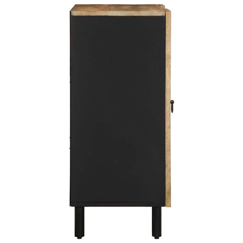 vidaXL Sideboard 90x33,5x75 cm Raues Mangoholz