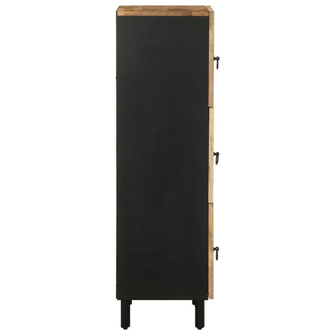 vidaXL Highboard 40x33,5x110 cm Raues Mangoholz